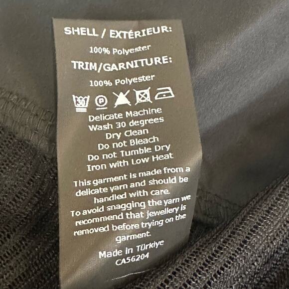 Naya Black Mesh Waistcoat Large Button Lagenlook Avant Garde Vest Sz2=M NWT $365 - Picture 16 of 16